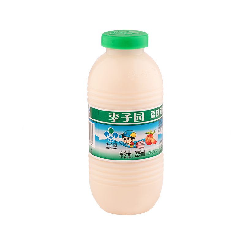 荔枝風(fēng)味乳飲料，單瓶?jī)艉?25ml